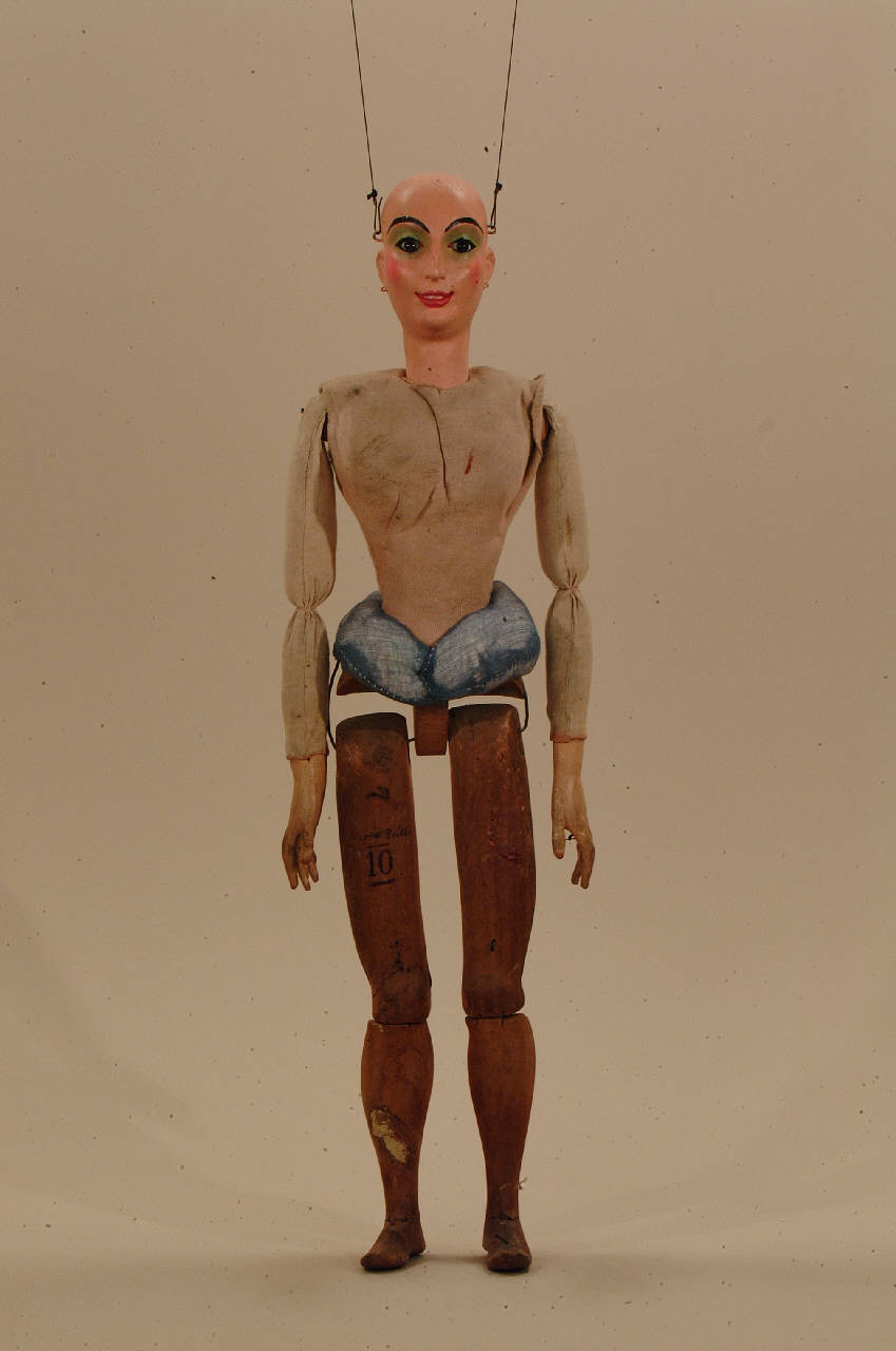 Elisetta (marionetta) di Pittaluga o Piccaluga - ambito ligure (seconda metà sec. XIX)