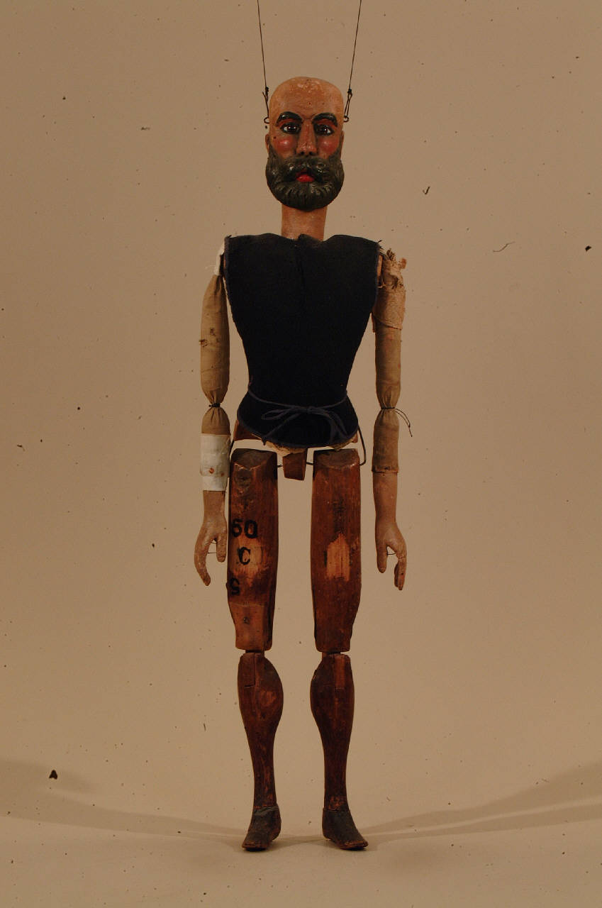 Comparsa (marionetta) di Pittaluga o Piccaluga - ambito ligure (seconda metà sec. XIX)