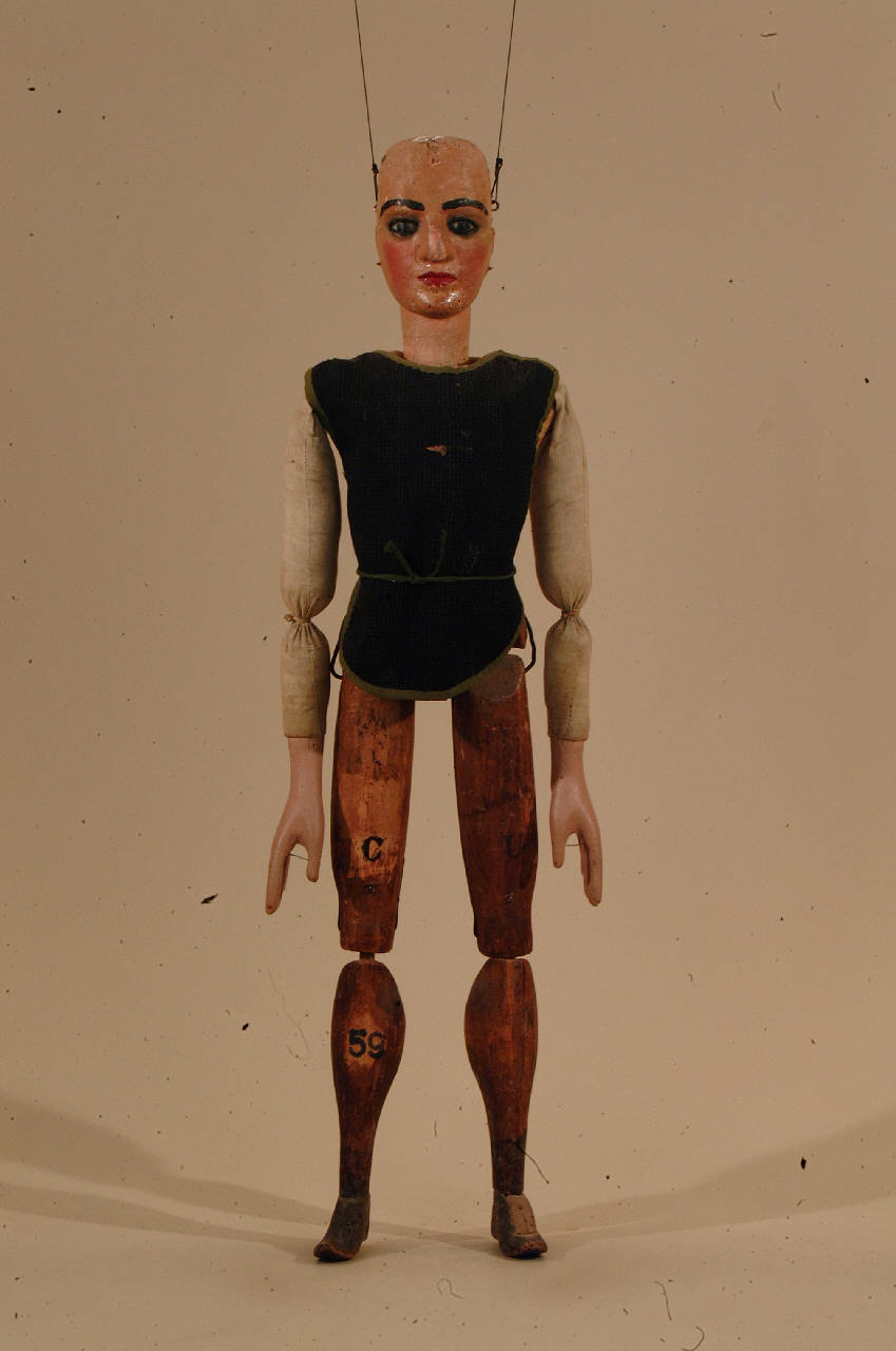 Generico (marionetta) di Pittaluga o Piccaluga - ambito ligure (seconda metà sec. XIX)