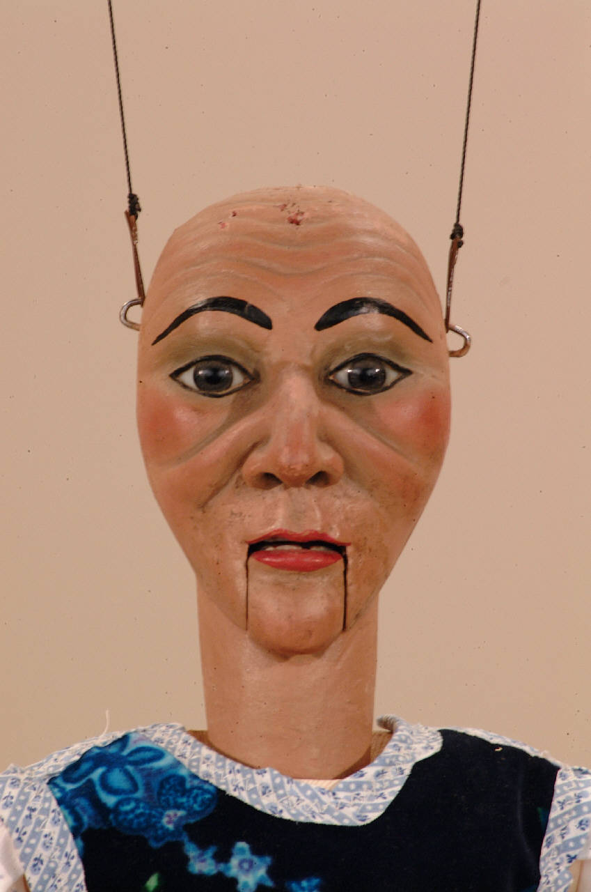 Uomo generico (testa di marionetta) (seconda metà sec. XIX)