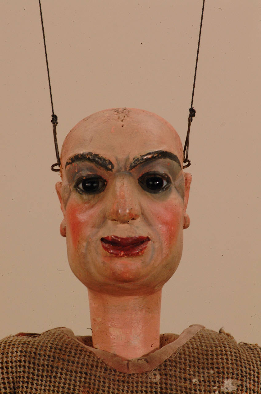 Uomo (testa di marionetta) (seconda metà sec. XIX)
