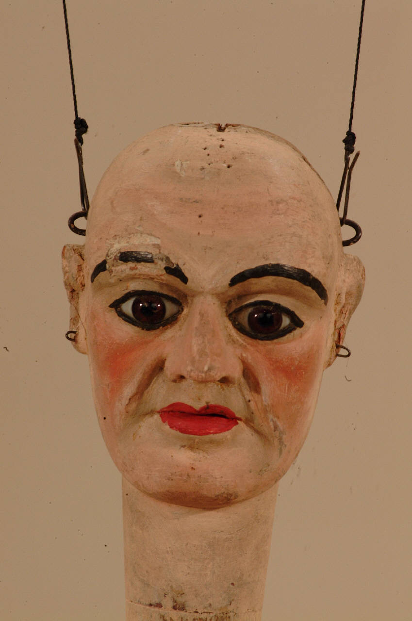 Generico (testa di marionetta) di Pittaluga o Piccaluga - ambito ligure (seconda metà sec. XIX)