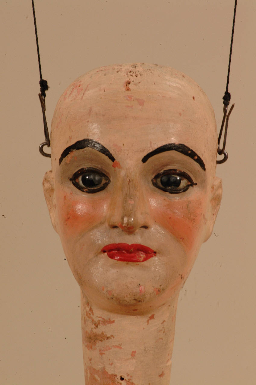 Generico (testa di marionetta) di Pittaluga o Piccaluga - ambito ligure (seconda metà sec. XIX)