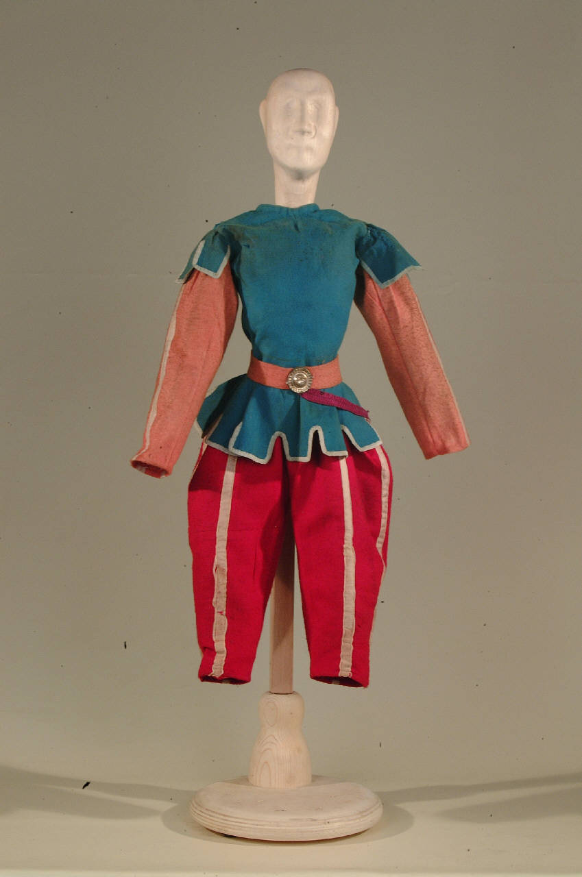 Guardia (abito di marionetta) di Compagnia Carlo Colla e Figli - ambito Italia settentrionale (seconda metà sec. XIX)