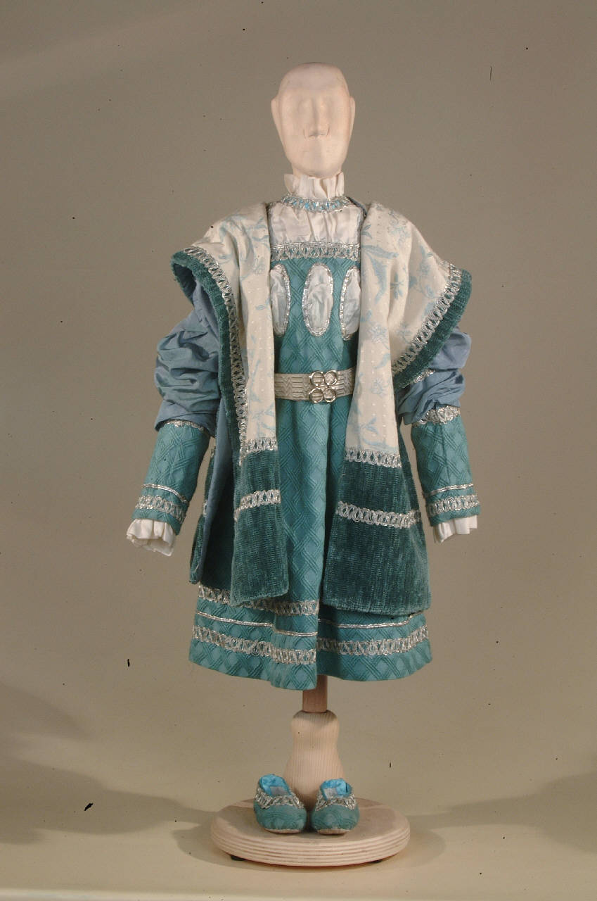 Paggio Gutierrez (abito di marionetta) di Lanino, Mariapia - ambito lombardo (seconda metà sec. XX)
