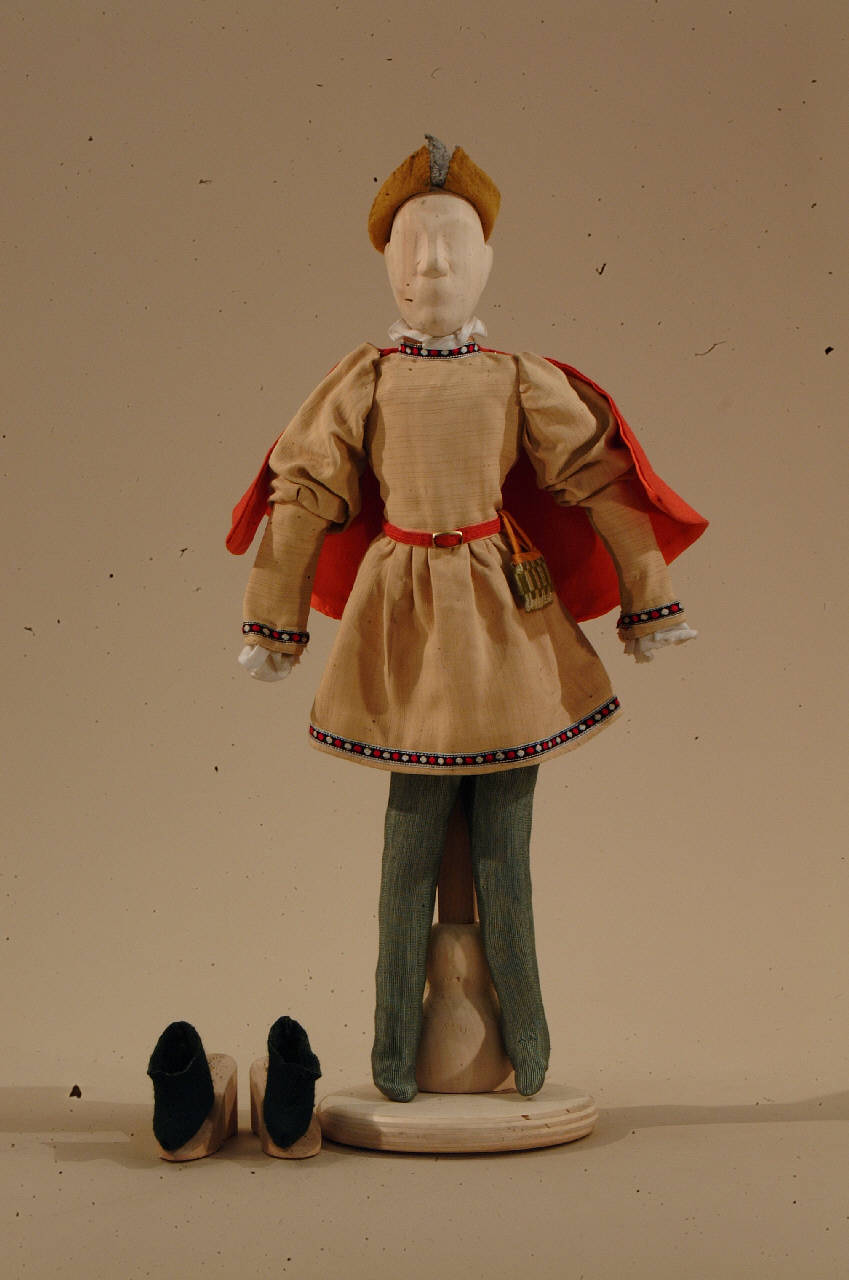 Figurino popolano (abito di marionetta) (seconda metà sec. XX)