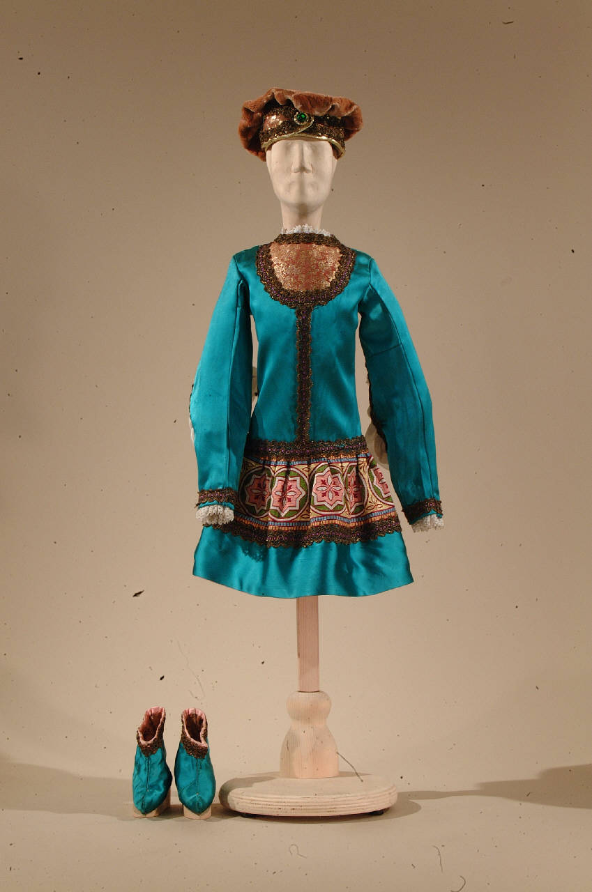 Cavaliere turchese (abito di marionetta) (seconda metà sec. XX)