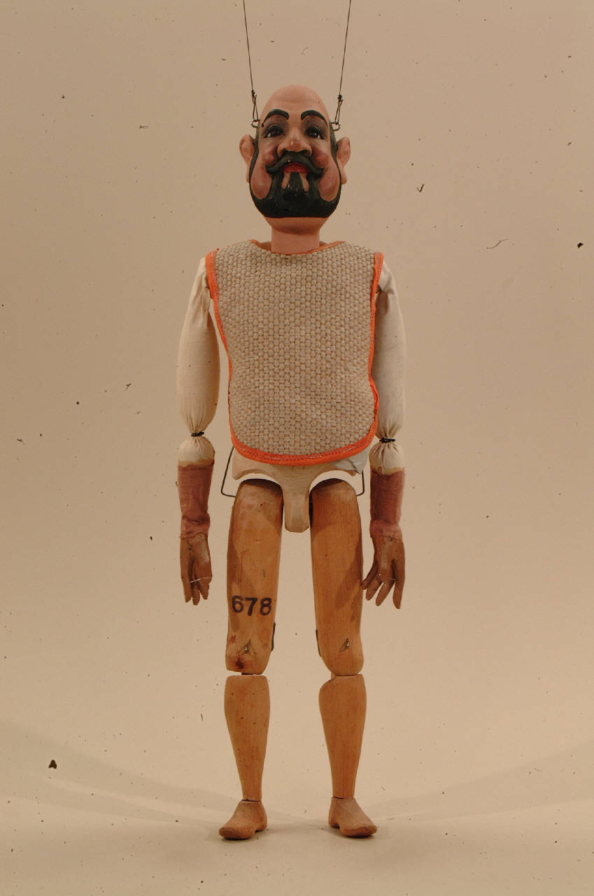 Mercante di schiavi (marionetta) di Citterio, Franco - ambito milanese (seconda metà sec. XX)