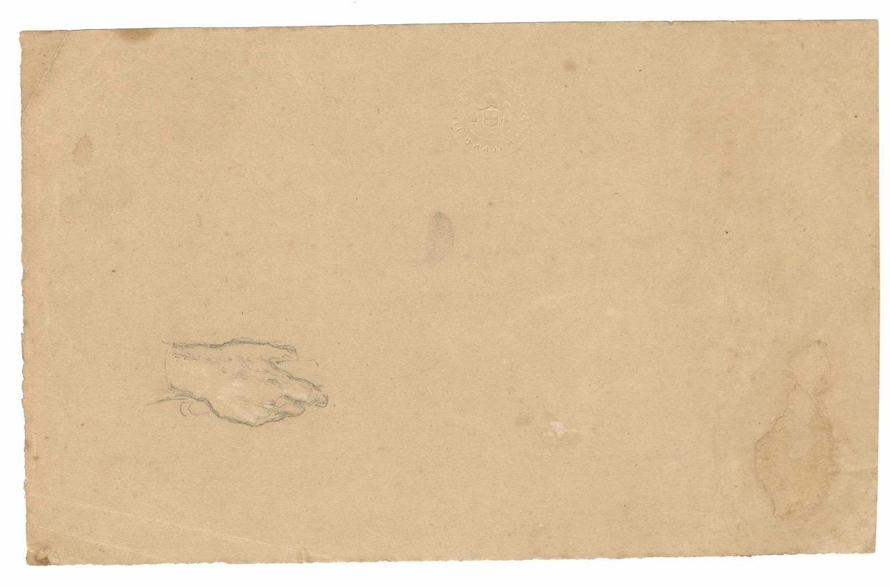 Studio di mani, mani (disegno) di Hayez, Francesco (metà sec. XIX)