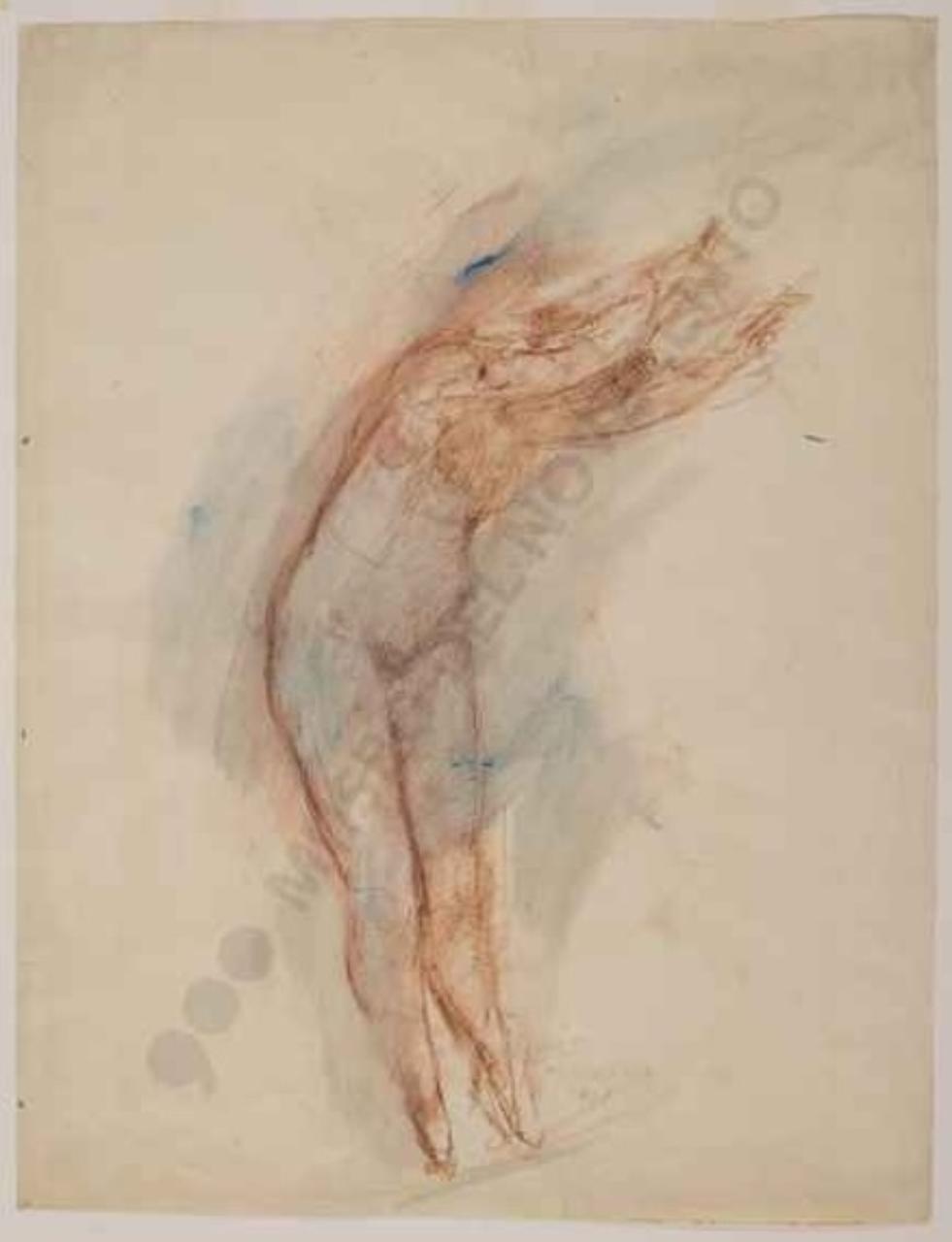 Acrobata, acrobata (disegno) di Marini, Marino (sec. XX)