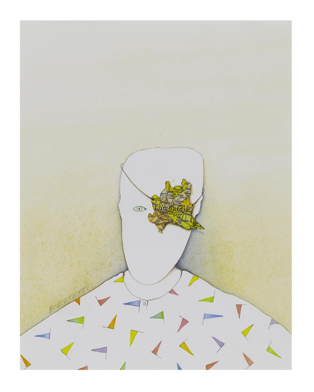La Lombardia non ci sta più, 1990. Copertina de Il Mondo num. 21, 21/03/1990 (disegno) di Bestetti, Pietro (sec. XX)