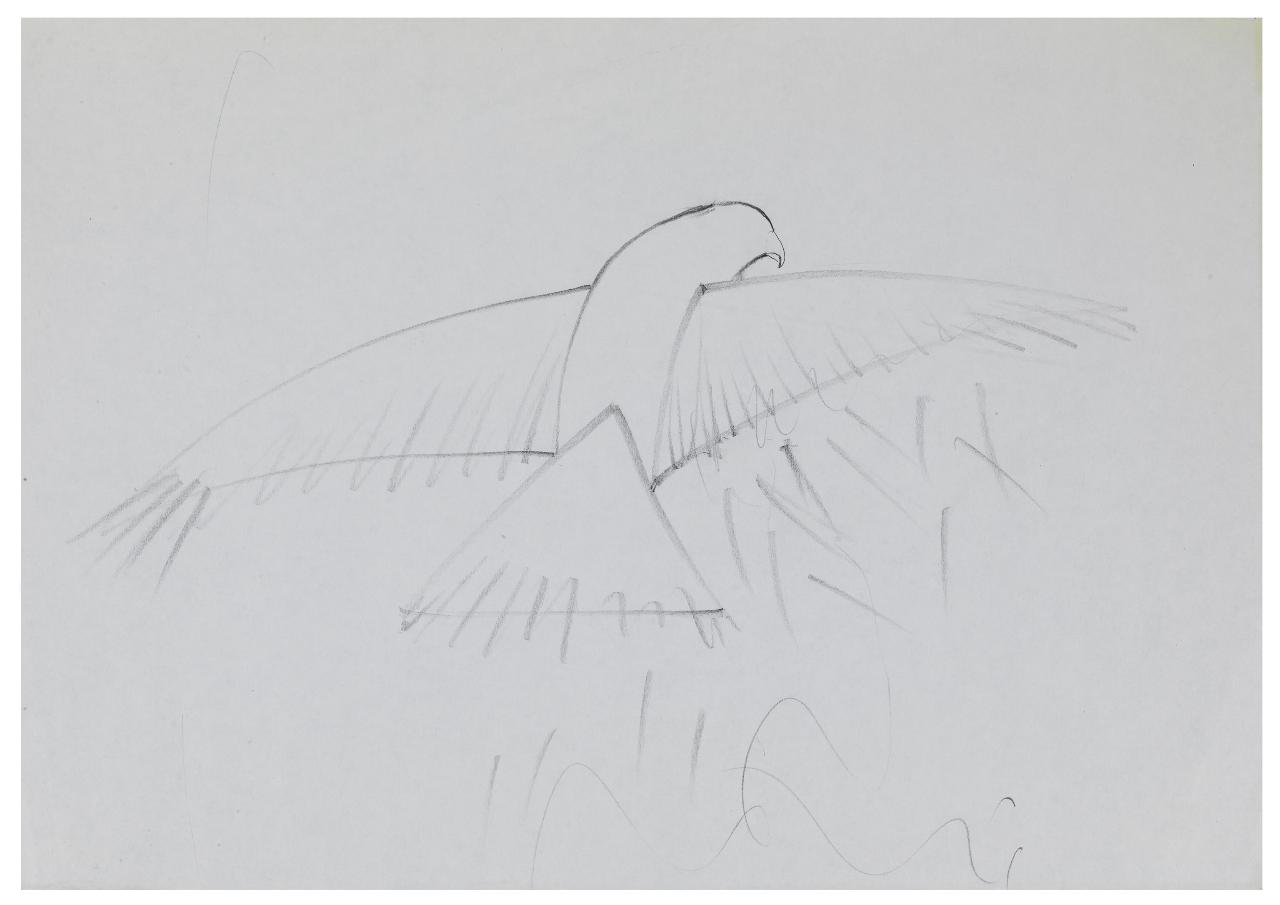 Il partito della svalutazione. Disegno preparatorio per la copertina de Il Mondo num. 48, 30/11/1979 (disegno) di Bestetti, Pietro (sec. XX)