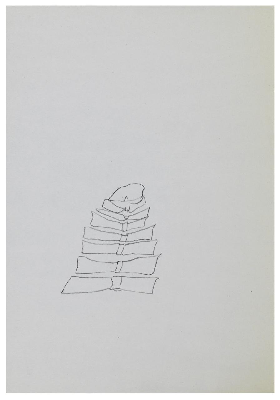 I borghesi. Disegno preparatorio per la copertina de Il Mondo num. 4, 23/01/1980 (disegno) di Bestetti, Pietro (sec. XX)