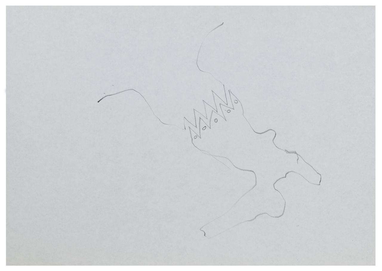 Sorpresa a Mezzogiorno. Disegno preparatorio per la copertina de Il Mondo num. 22, 30/05/1980 (disegno) di Bestetti, Pietro (sec. XX)