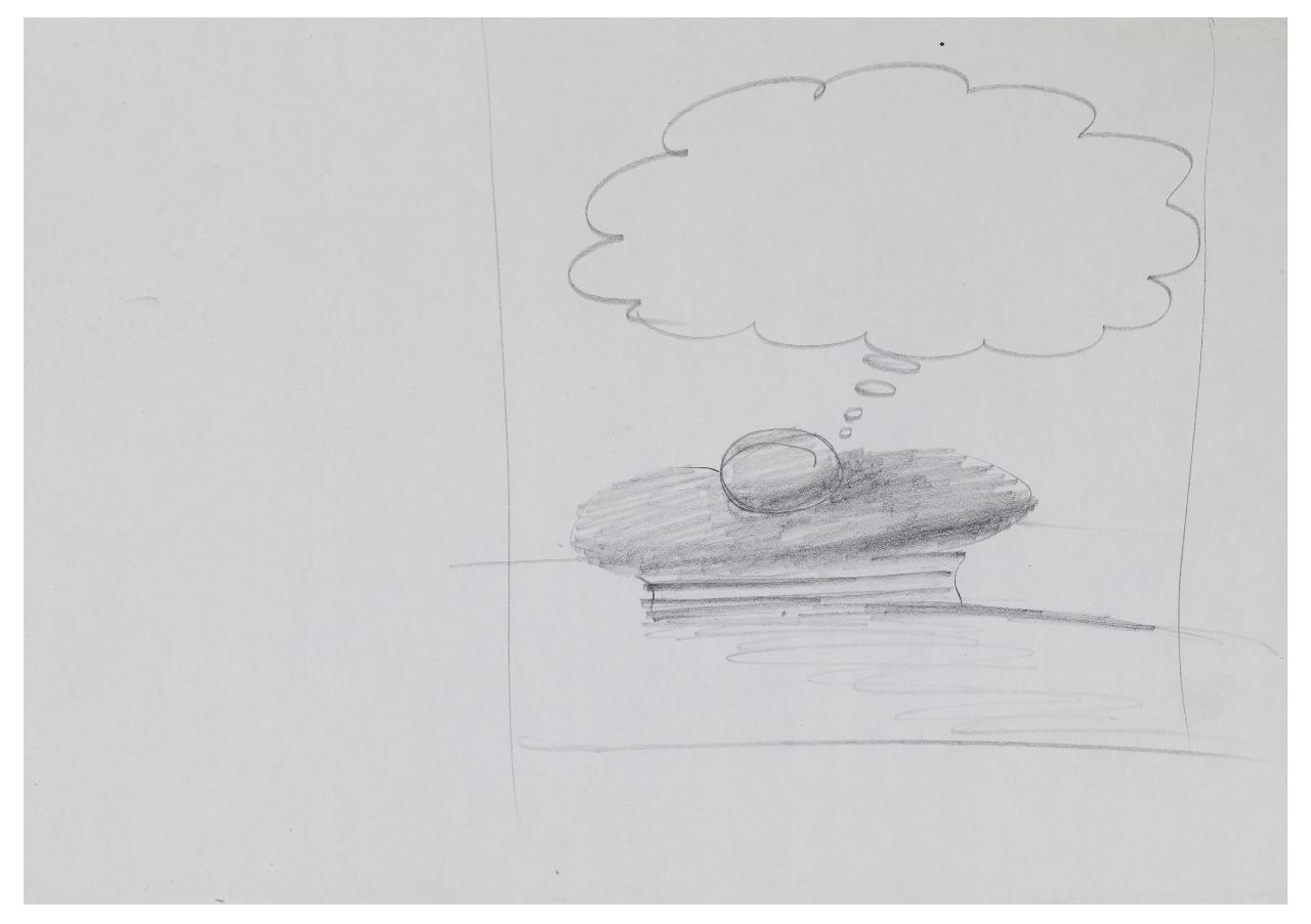 Giustizia all'italiana, 1984. Disegno preparatorio per la copertina de Il Mondo num. 20 14/05/1984 (disegno) di Bestetti, Pietro (sec. XX)