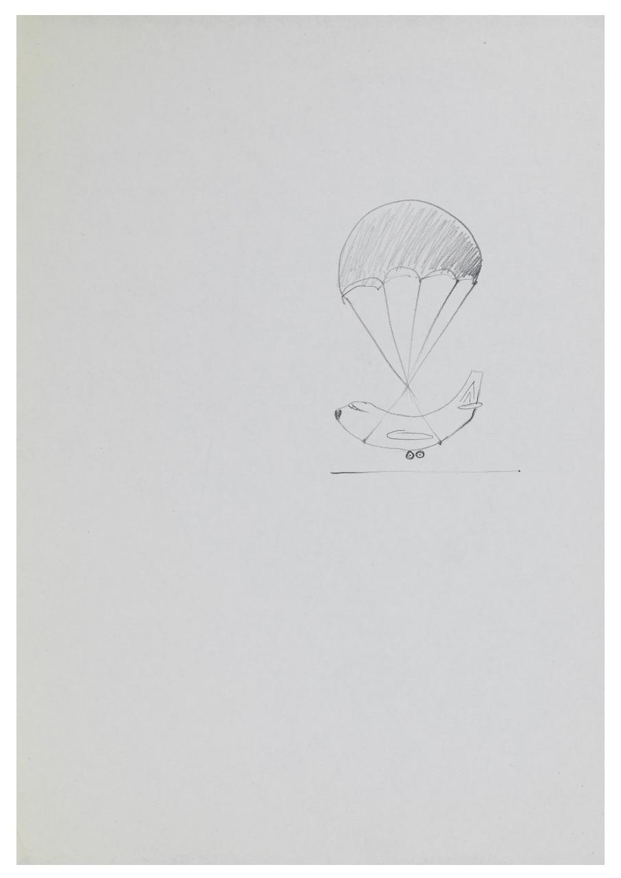 Processo all'Alitalia. Disegno preparatorio per la copertina de Il Mondo num. 51 22/12/1986 (disegno) di Bestetti, Pietro (sec. XX)