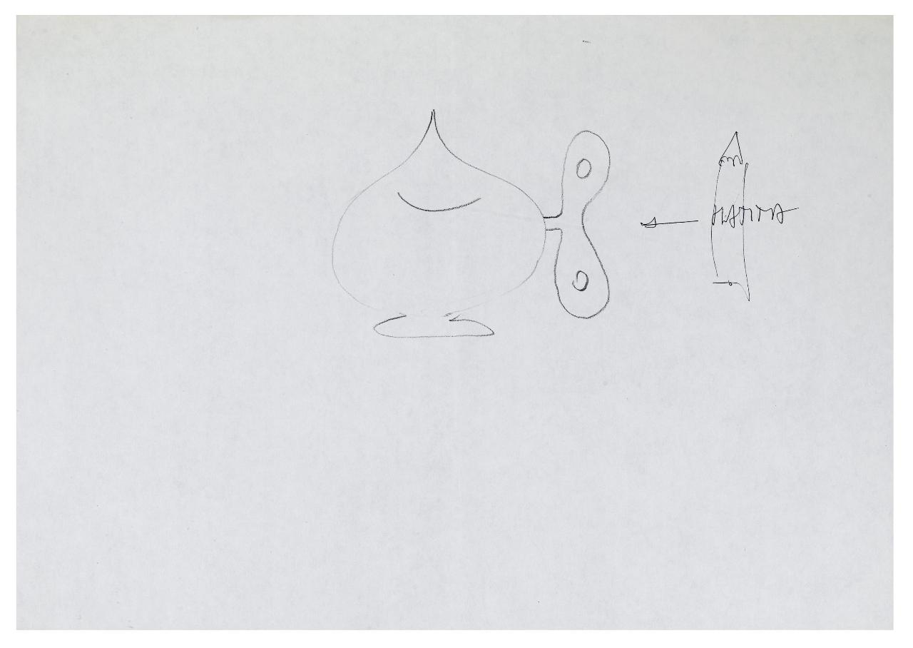 Ritorno al sicuro. Disegno preparatorio per la copertina de Il Mondo num. 18 04/05/1987 (disegno) di Bestetti, Pietro (sec. XX)
