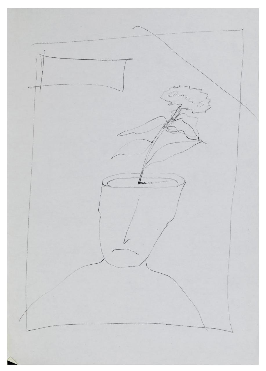 Ritorno al sicuro. Disegno preparatorio per la copertina de Il Mondo num. 18 04/05/1987 (disegno) di Bestetti, Pietro (sec. XX)