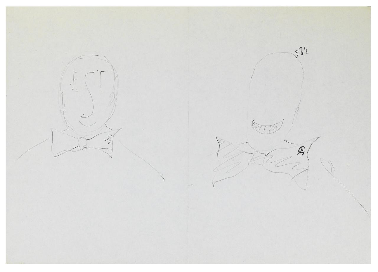 Il meglio dell'Est. Disegno preparatorio per la copertina de Il Mondo num. 3, 15/01/1990 (disegno) di Bestetti, Pietro (sec. XX)