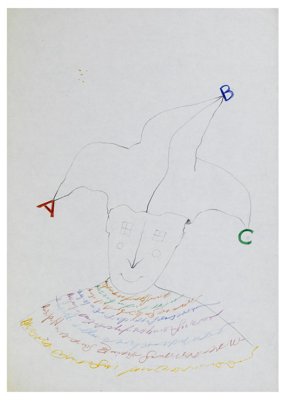 Casa prezzi da follia. Disegno preparatorio per la copertina de Il Mondo num. 14, 02/04/1990 (disegno) di Bestetti, Pietro (sec. XX)