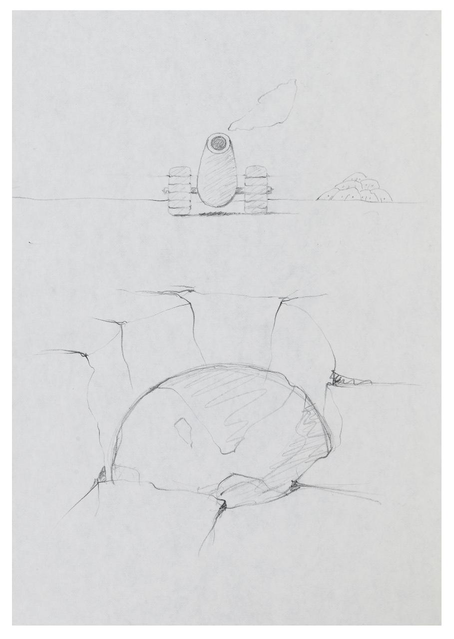 Gli Italiani e la guerra. Disegno preparatorio per la copertina de Il Mondo num. 7, 11/02/1991 (disegno) di Bestetti, Pietro (sec. XX)