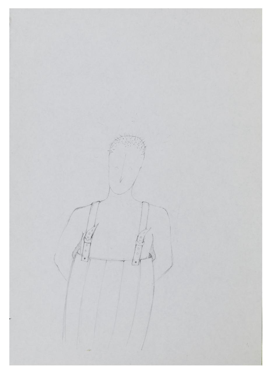 Pensioni, la fregatura, 1993. Disegno preparatorio per la copertina de Il Mondo num. 3, 25/01/1993 (disegno) di Bestetti, Pietro (sec. XX)
