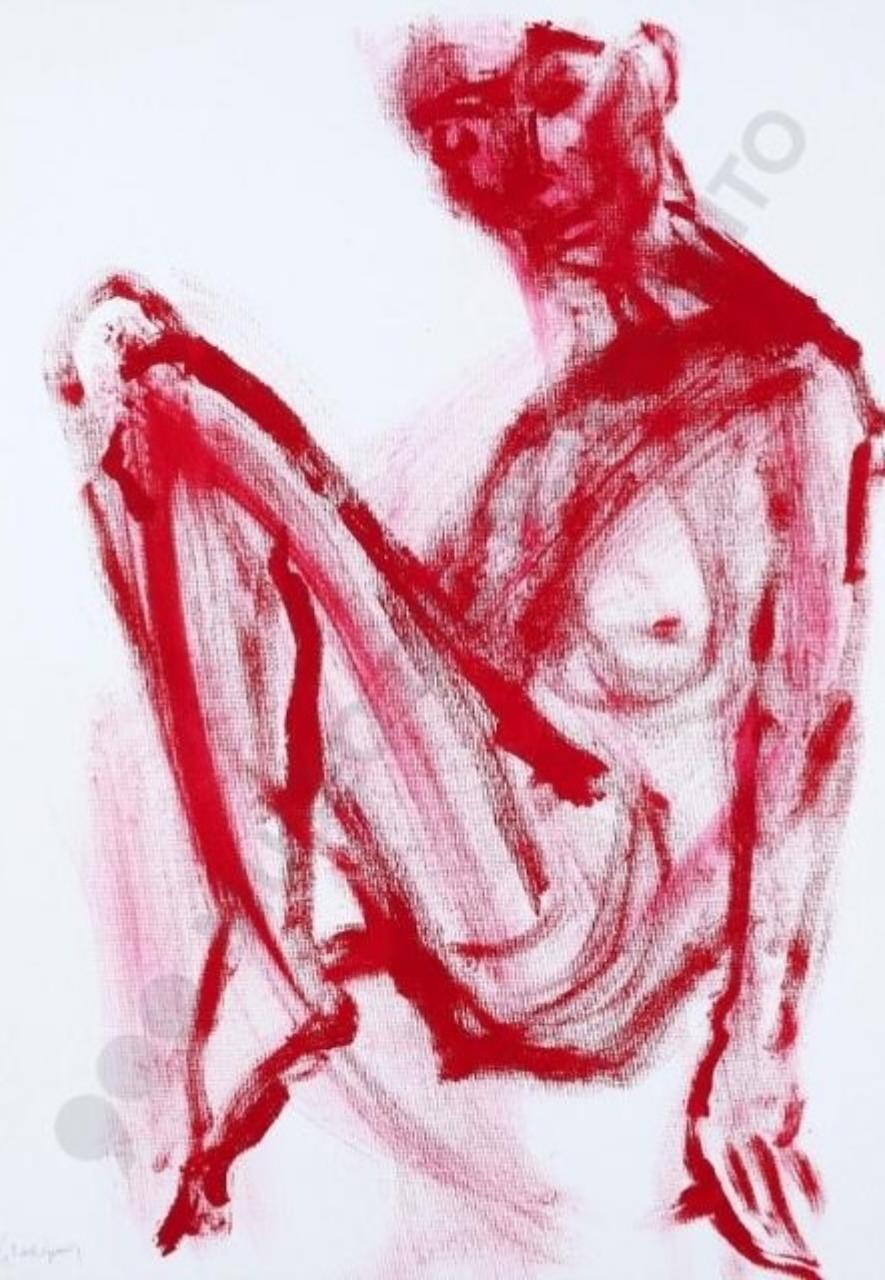 di Donna, Figura femminile (disegno tecnica mista) di Lodigiani, Guido (sec. XXI)