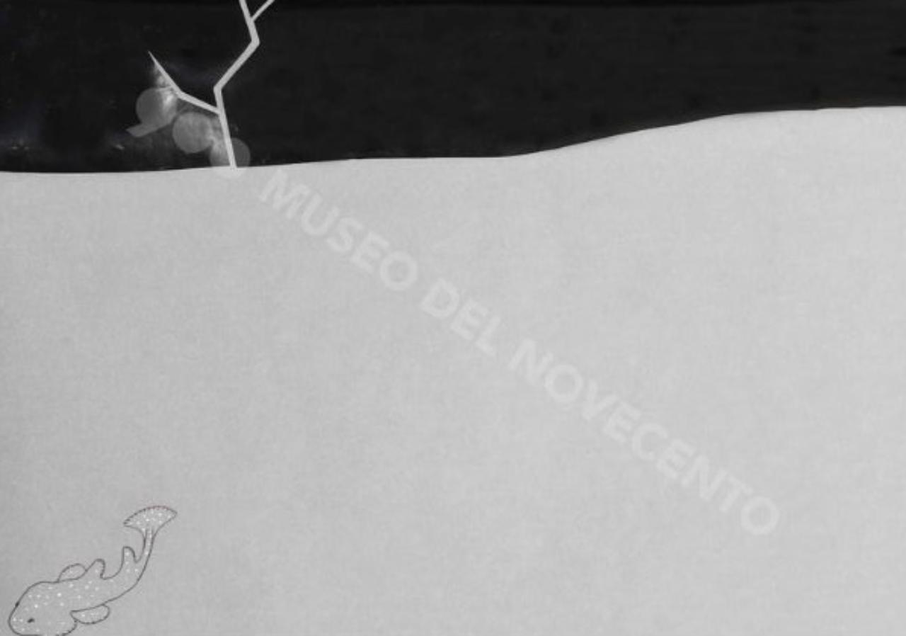 Electirc Fish, composizione astratta (disegno) di Sassu, Josephine (sec. XXI)