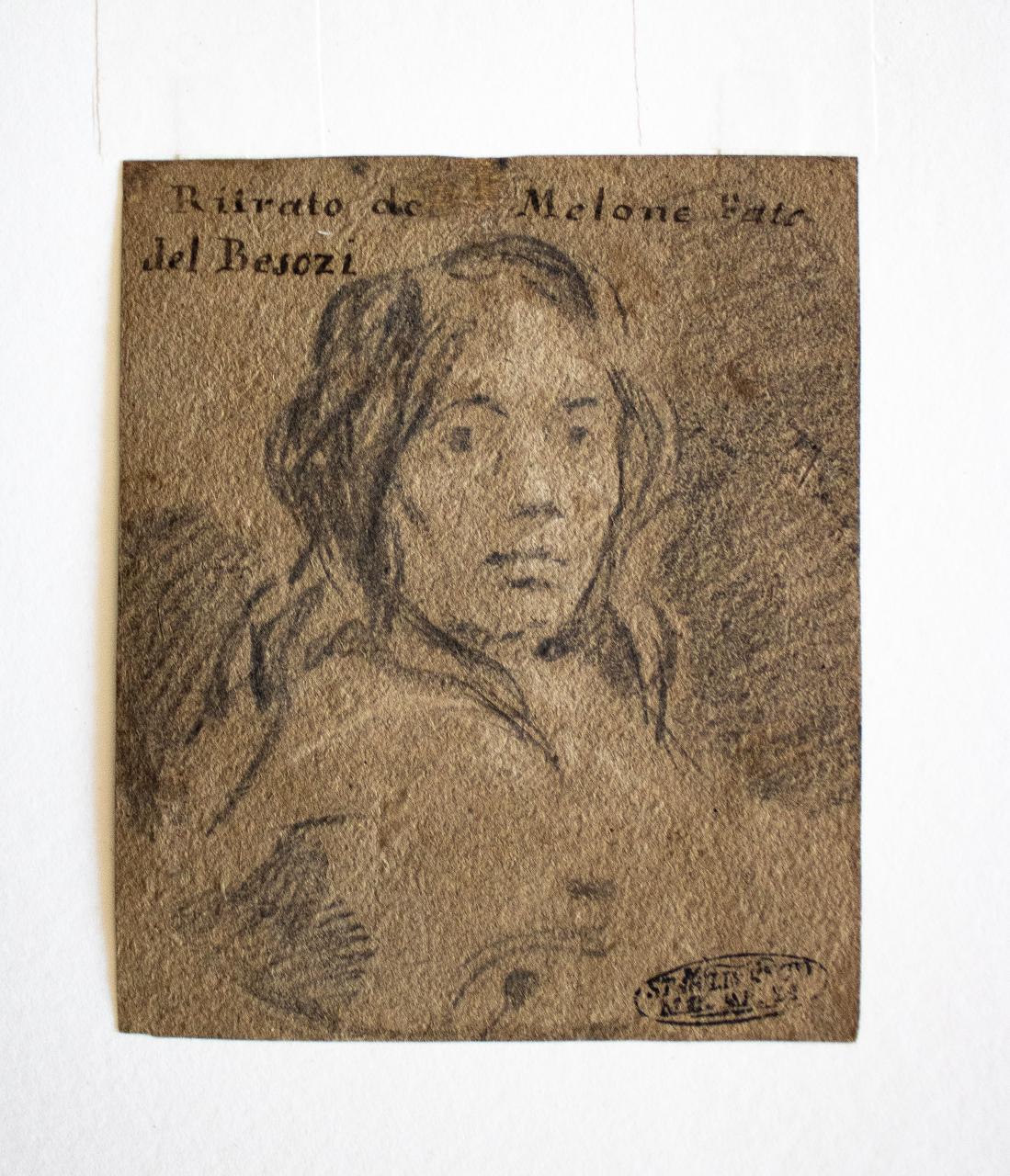 Ritratto di Carlo Francesco Mellone, Ritratto di Carlo Francesco Mellone (disegno) di Mellone, Carlo Francesco (secc. XVII/ XVIII)