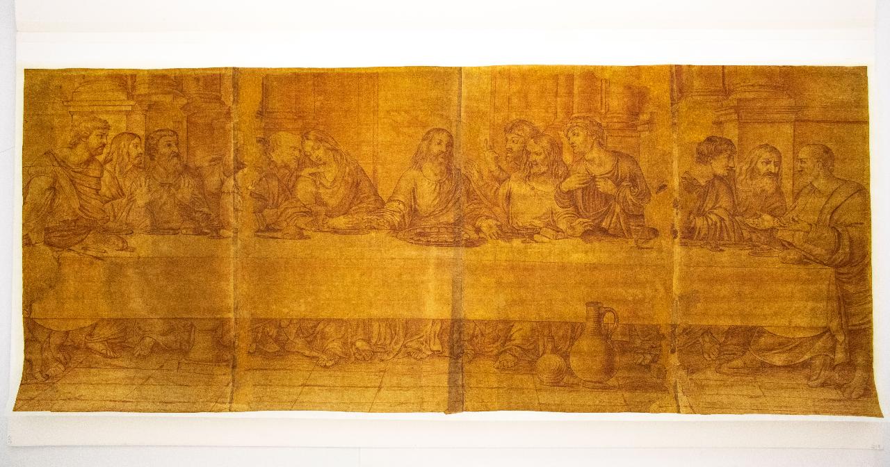Il Cenacolo, Il Cenacolo (disegno) di Leonardo da Vinci (derivazione) - ambito italiano (sec. XIX)