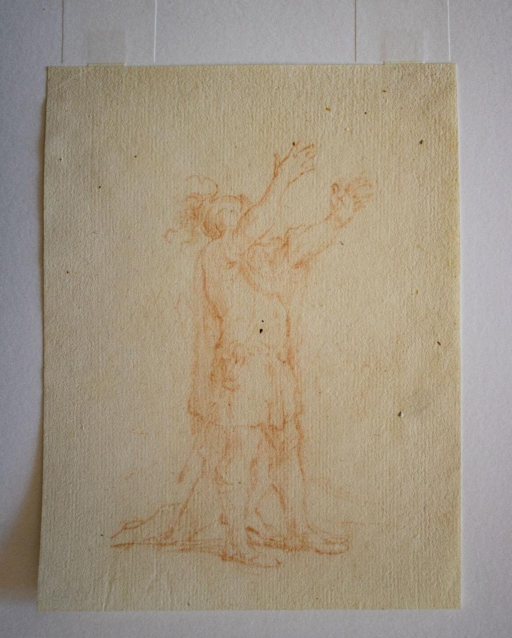 Studio di soldato, Studio di soldato (disegno) di Ratti, Giovanni Agostino - ambito italiano (sec. XVIII)