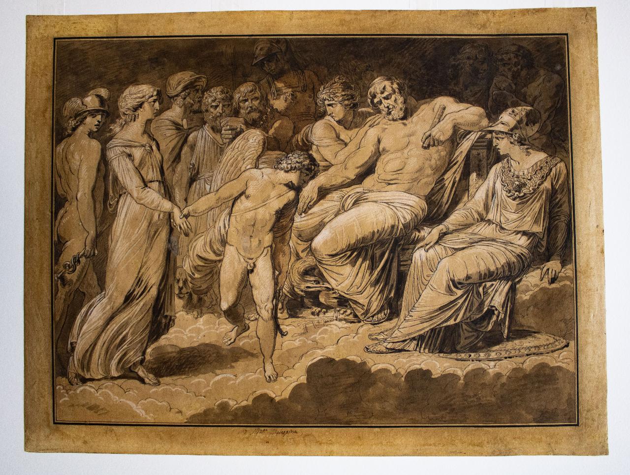 Nozze di Amore e Psiche, Nozze di Amore e Psiche (disegno) di Giani, Felice - ambito italiano (secc. XVIII/ XIX)