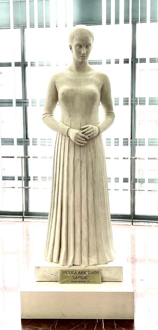 La Fede, figura femminile (scultura) di Arrighini, Nicola (sec. XX)