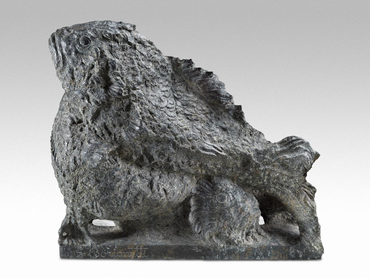 Pesci, pesci (gruppo scultoreo) di Borionetti, Gaetano (sec. XX)