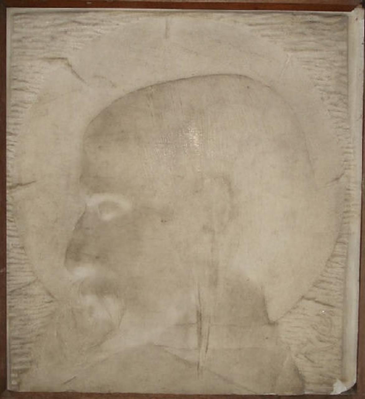 Testa di cristo, testa di Cristo (rilievo) di Del Bò, Romolo (fine/ inizio secc. XIX/ XX)