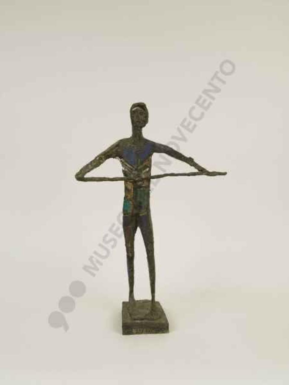 Piccolo giocoliere, figura umana (scultura) di Marini, Marino (sec. XX)