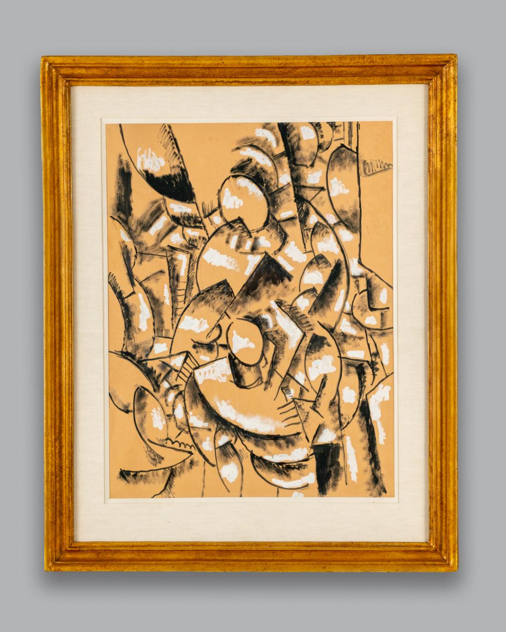 Contrasto di forme, composizione astratta (dipinto) di Léger, Ferdinand (inizio sec. XX)