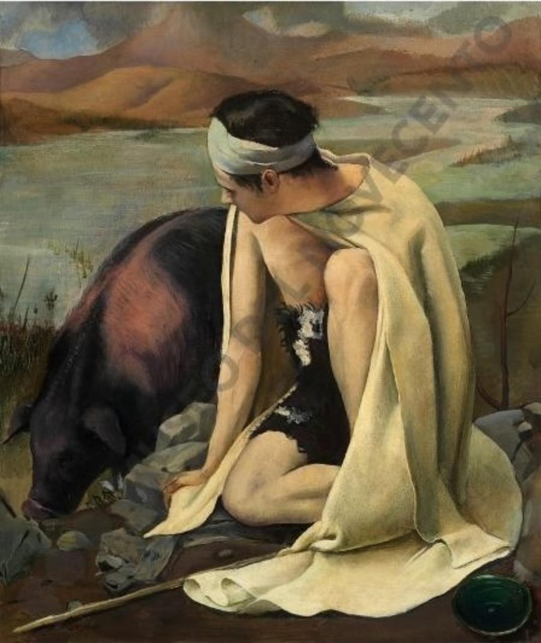 Il figliol prodigo, figliol prodigo (dipinto) di Bacci, Baccio Maria (sec. XX)