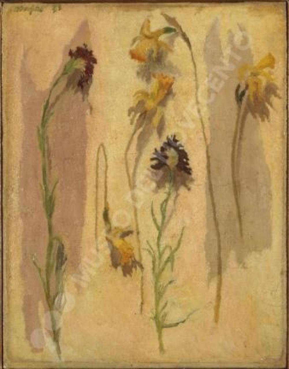 Fiori, fiori (dipinto) di Mafai, Mario (sec. XX)