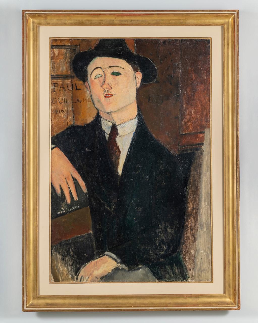Ritratto di Paul Guillaume, Paul Guillaume assis, ritratto d'uomo (dipinto) di Modigliani, Amedeo (sec. XX)