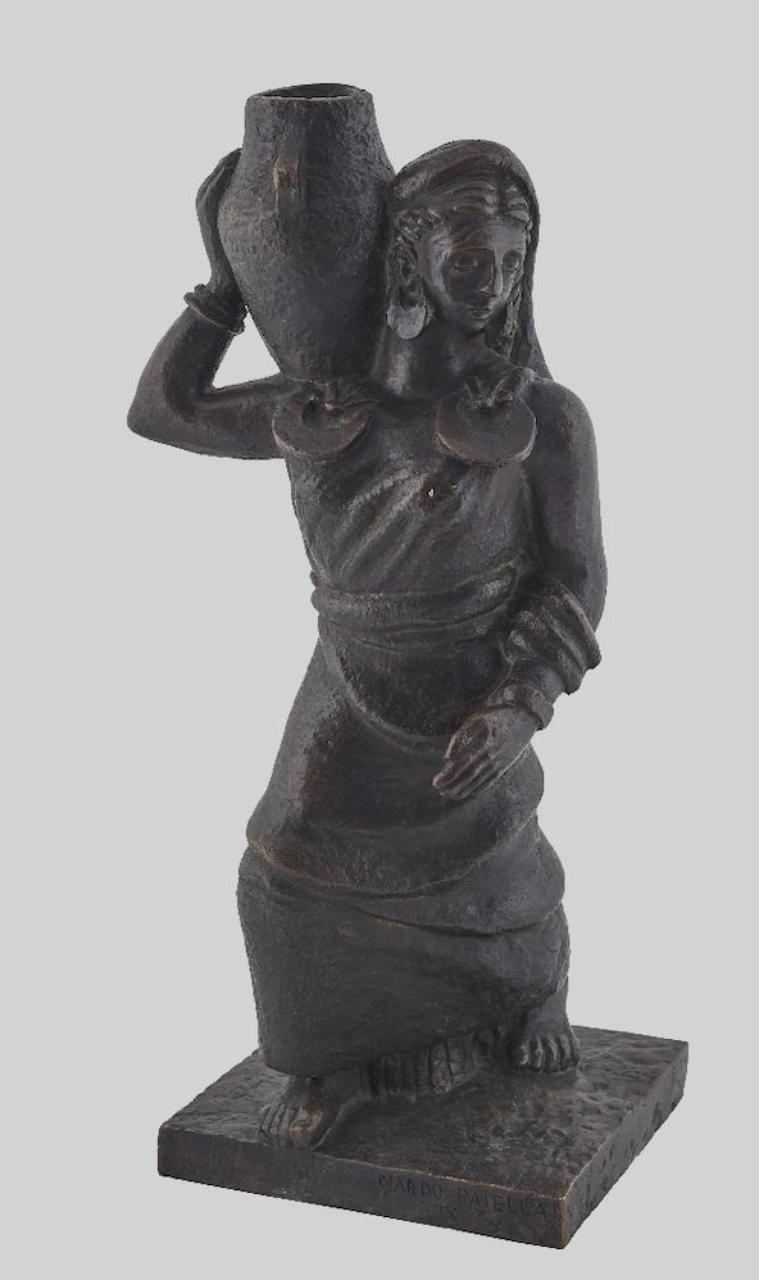 Portatrice d'acqua in Tripolitania, figura femminile (scultura) di Pajella, Arnaldo (sec. XX)