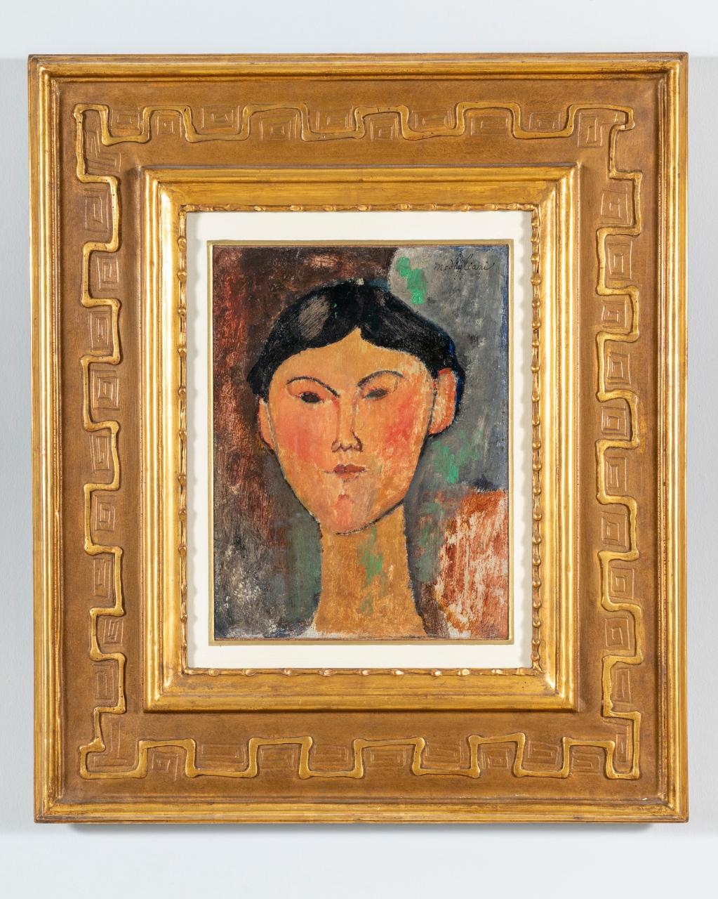 Beatrice Hastings, testa di donna (dipinto) di Modigliani, Amedeo (sec. XX)