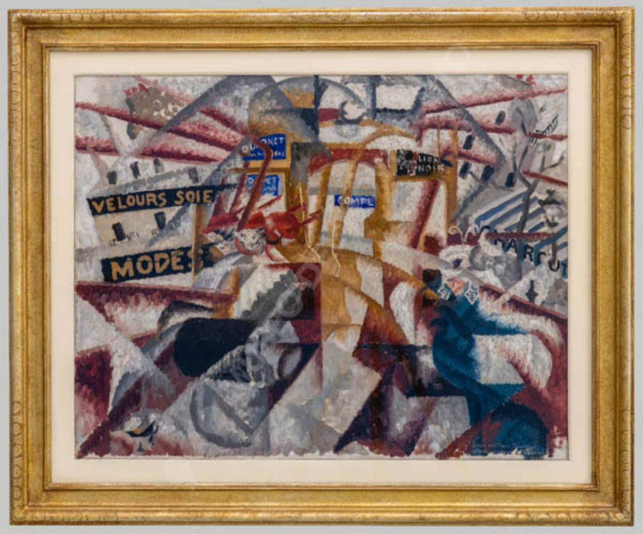 L'autobus, Autobus (dipinto) di Severini, Gino (sec. XX)
