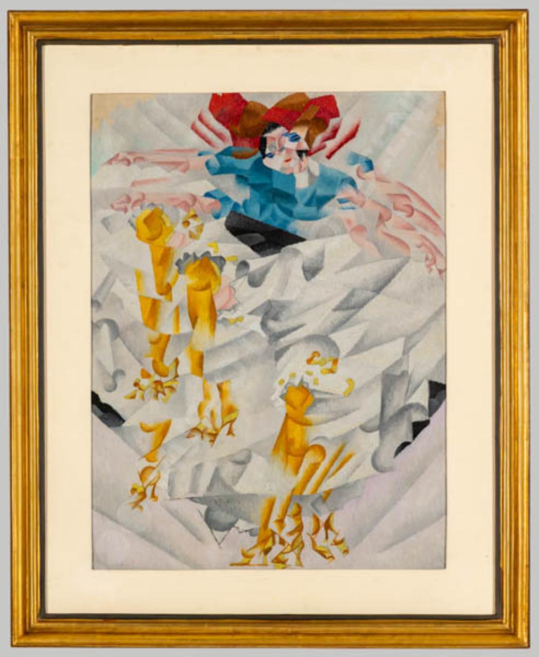 La chahuteuse, Dinamismo di una danzatrice, ballerina (dipinto) di Severini, Gino (sec. XX)