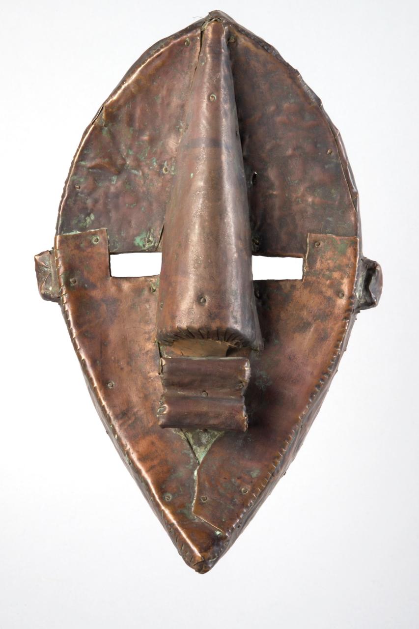 maschera di società iniziatica Bangongo - popolazione Lwalu (sec. XX)