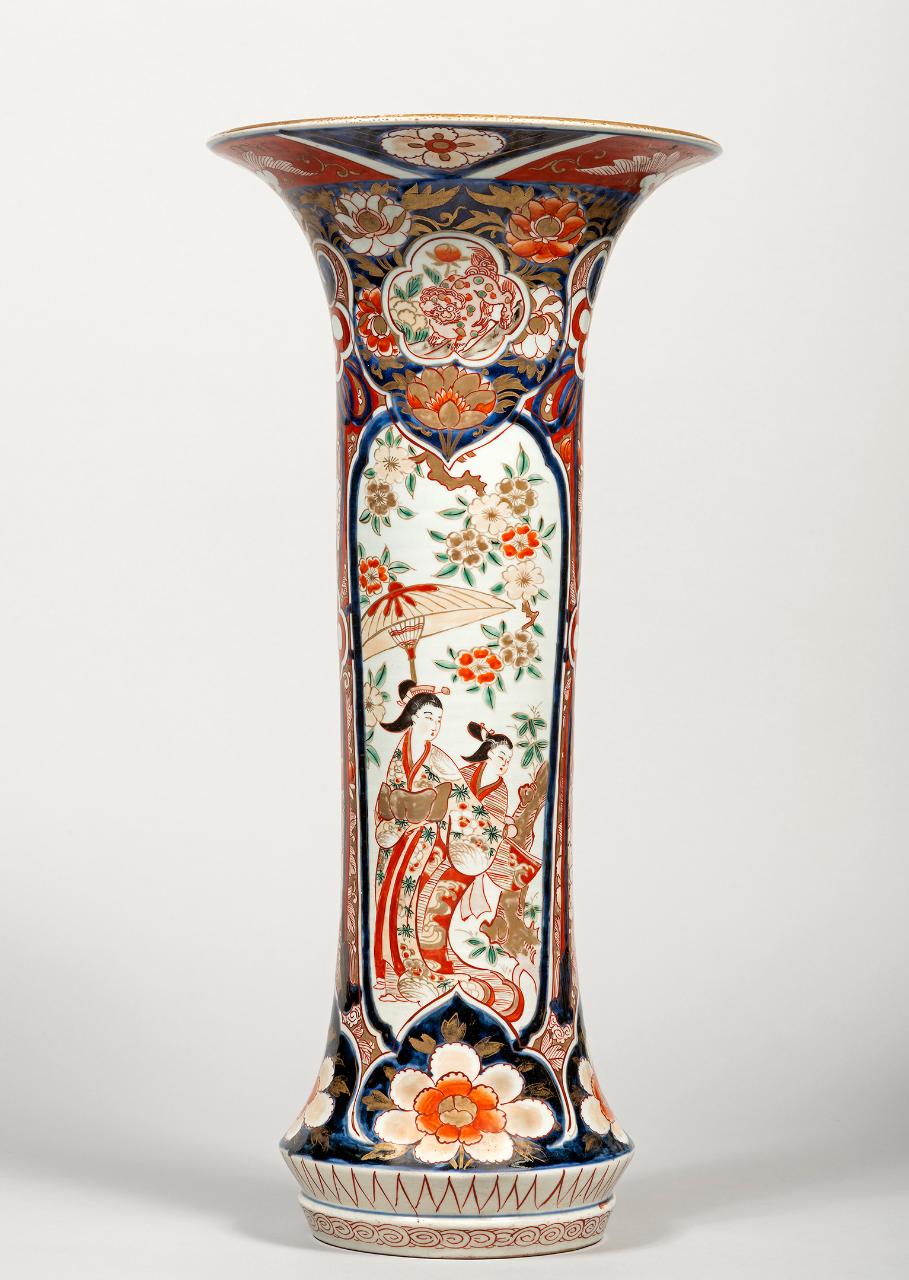 motivi decorativi vegetali (vaso) - ambito Giappone (prima metà sec. XVIII)