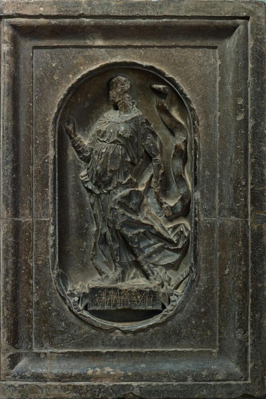 Sibilla (lastra, rilievo) di Amadeo, Giovanni Antonio (ultimo quarto sec. XV)