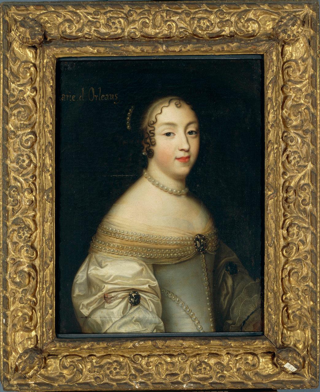 Ritratto di dama (Maria d'Orleans?), ritratto di Maria d'Orleans, duchessa del Wuerttemberg (dipinto) di Beaubrun, Charles ((?)) (primo quarto sec. XIX)