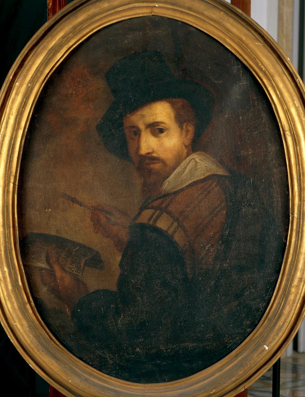 Ritratto di Carlo Antonio Procaccini, ritratto di pittore Carlo Antonio Procaccini (dipinto) - scuola milanese (secondo quarto sec. XVII)