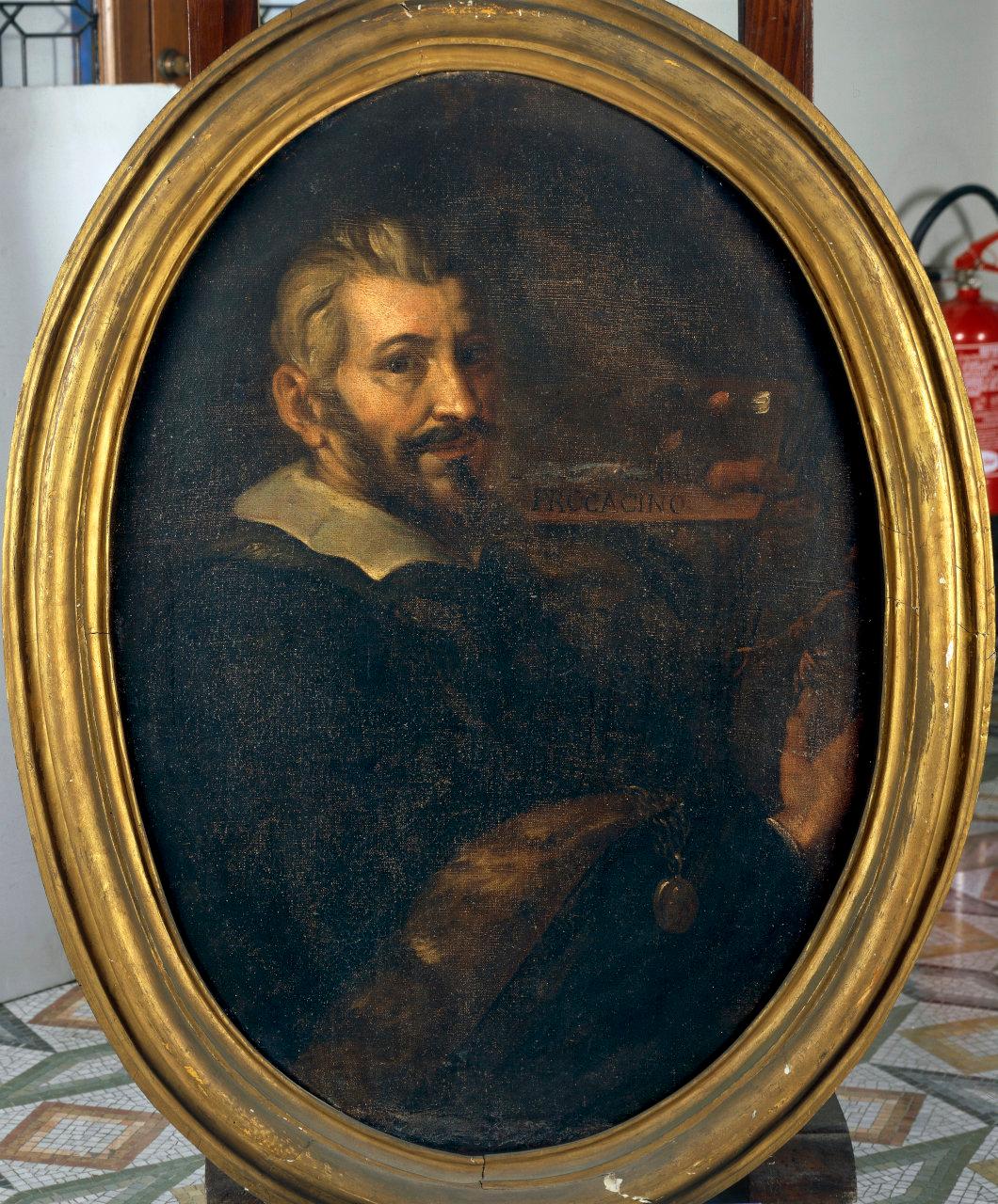 Ritratto di Giulio Cesare Procaccini, ritratto di Giulio Cesare Procaccini (dipinto) di Procaccini, Giulio Cesare (bottega) (sec. XVII)